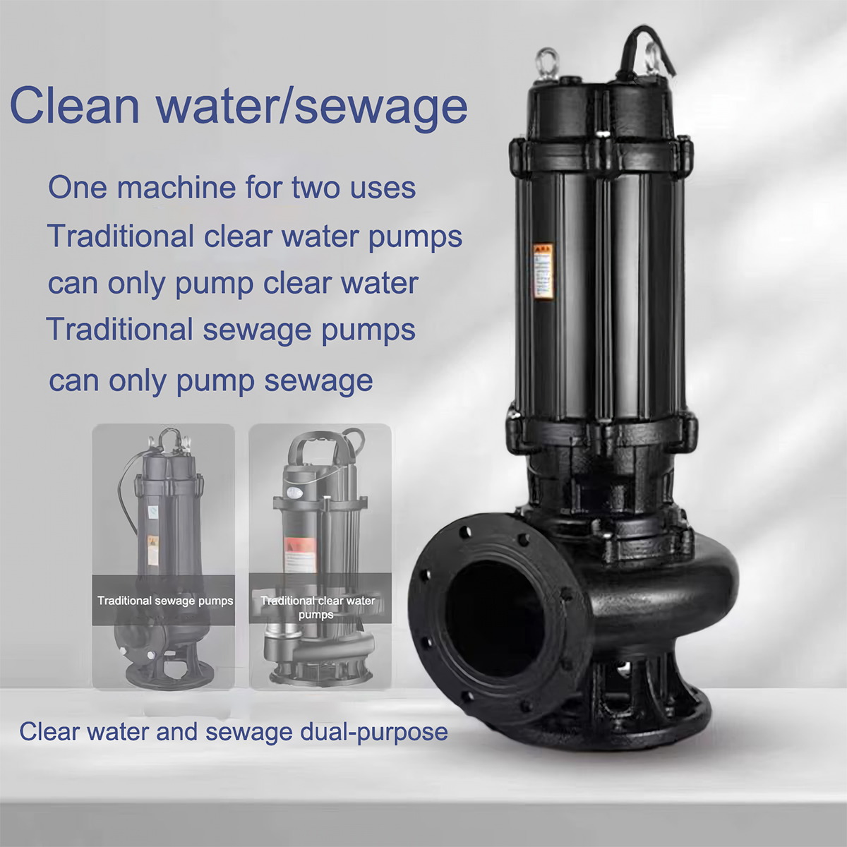 Non Clogging Submersible Sewage Pump